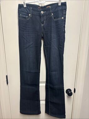 Seven7 Bootcut Jeans Dark Wash Stretch Denim Women's Size 27
